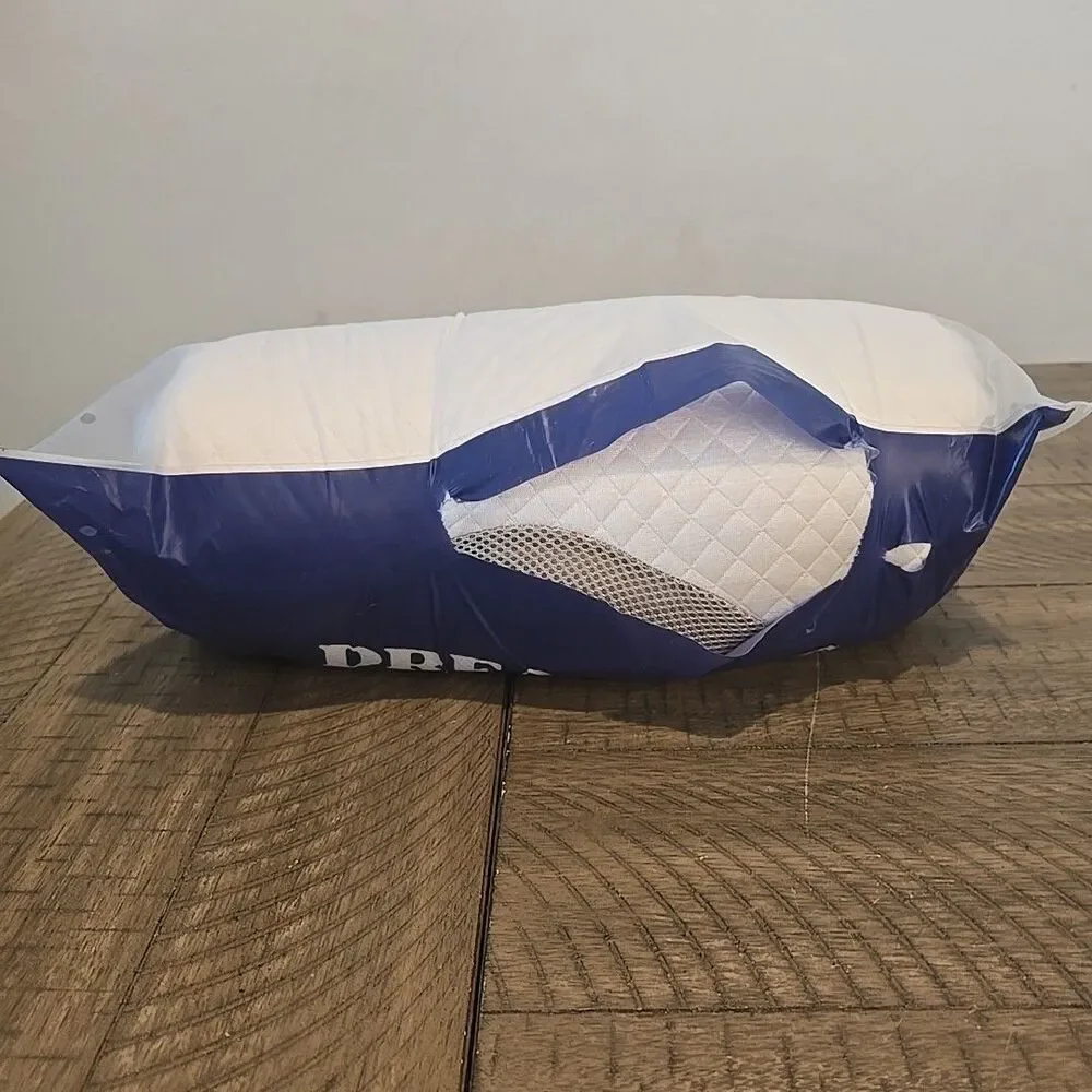 Dreamers Back & Neck Pain Relief Pillow White - New - ***READ***